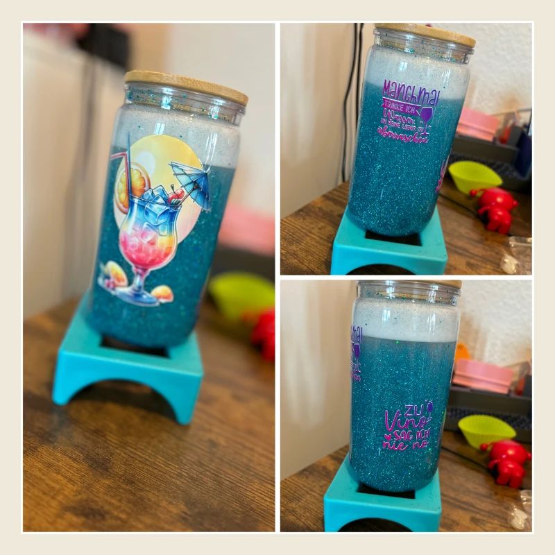 Glitzerbecher