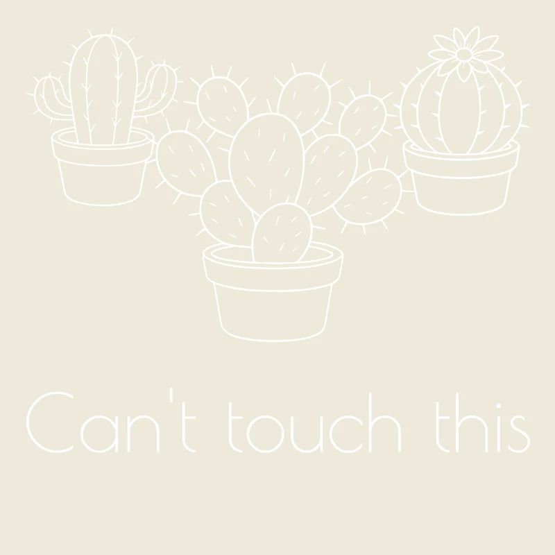 Conception amusante de cactus