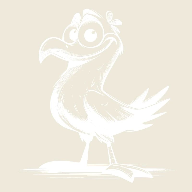 Comedy Vogel Lachgarantie mit Schnabel