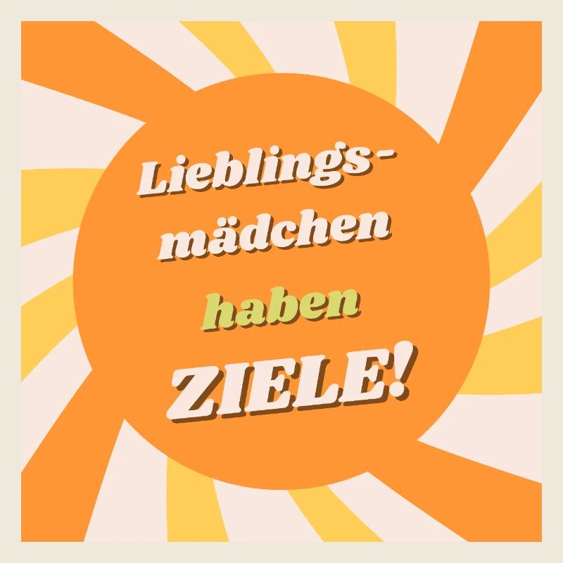 Fille préférée - Cibles dans l’illustration du soleil