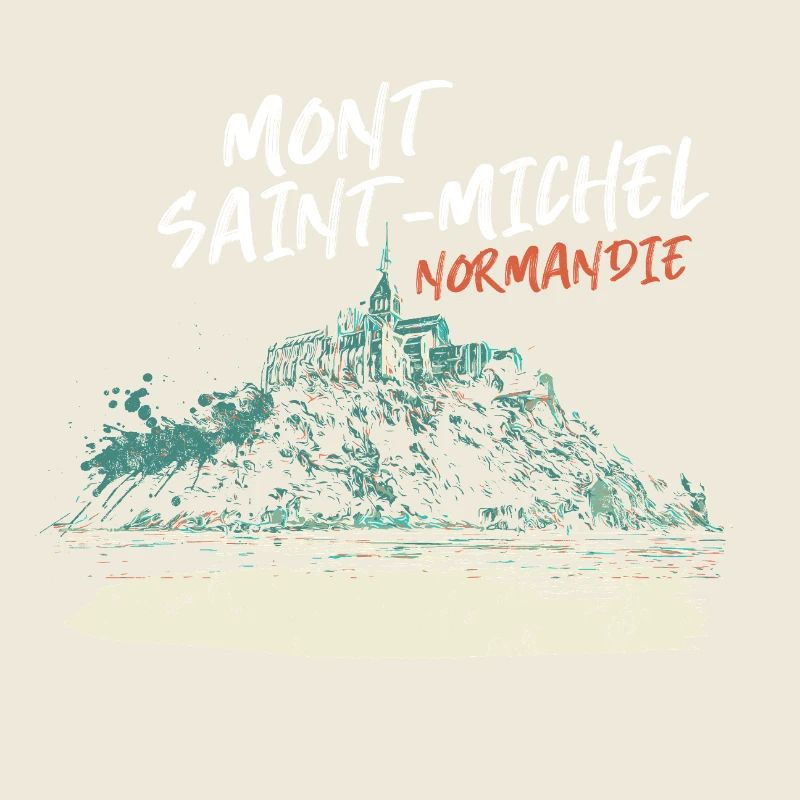 Mont Saint-Michel Stylisé