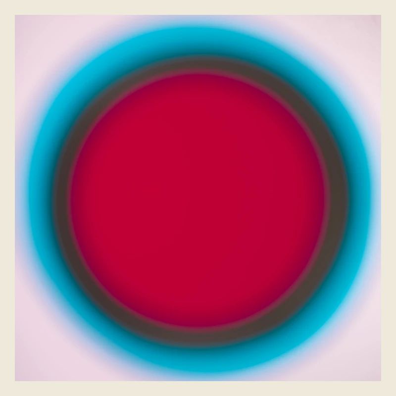 Red Circle In Blue Ring