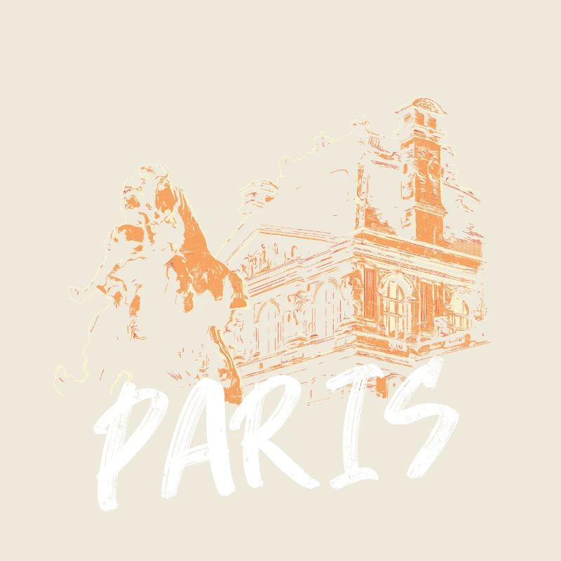 Paris architecture et statue