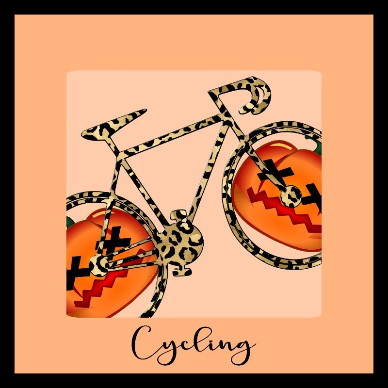 COSTUME D’HALLOWEEN CITROUILLE À VÉLO