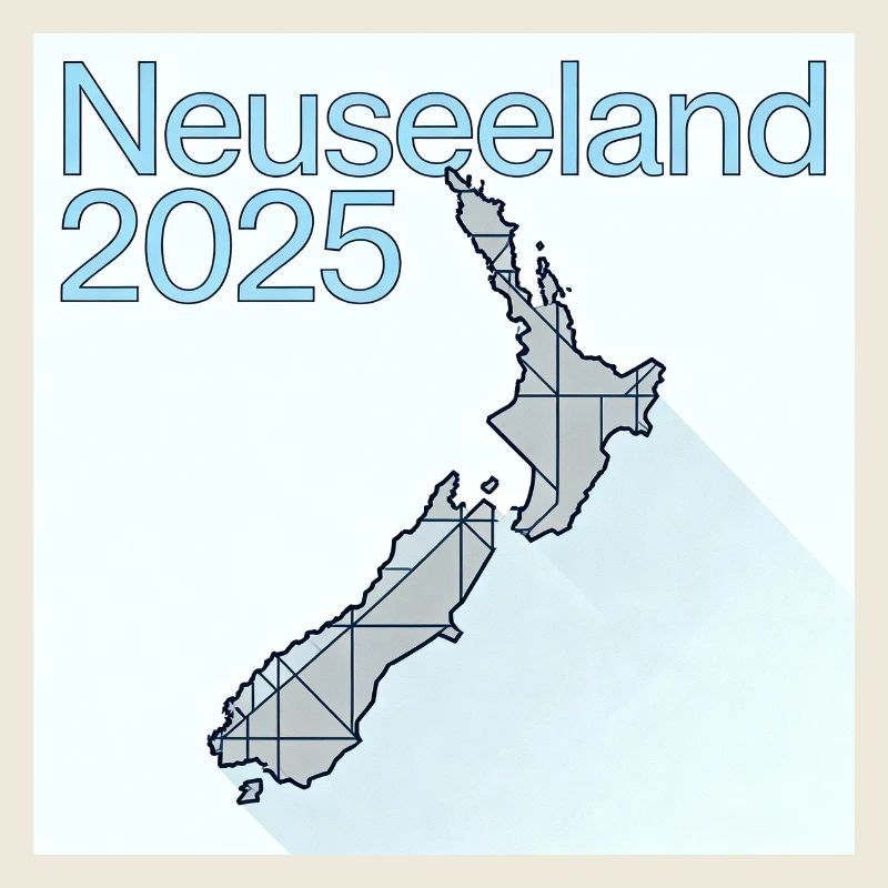 New Zealand 2025 Geometric Map