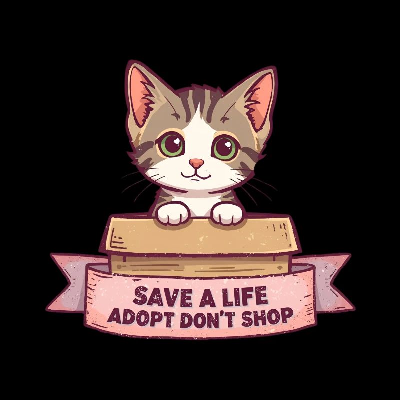 Chat mignon adopter le design Ne pas acheter