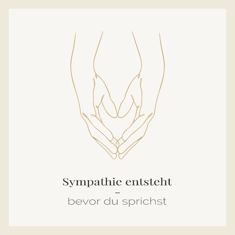 Sympathy arises – before you speak