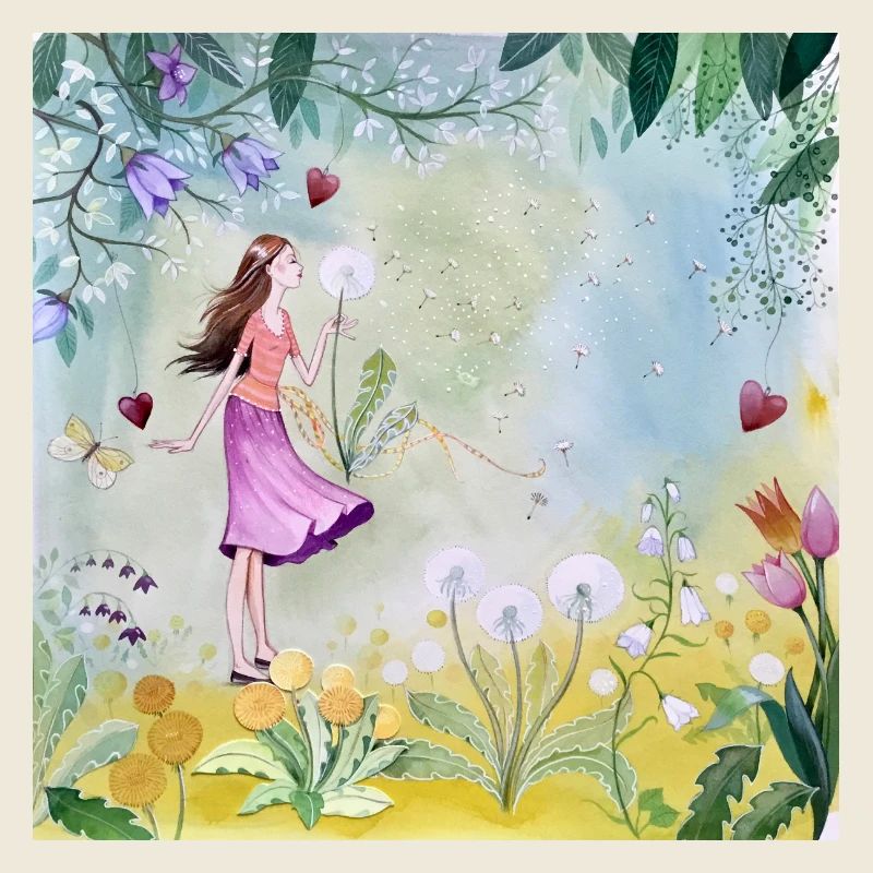 Elfe au royaume des fleurs