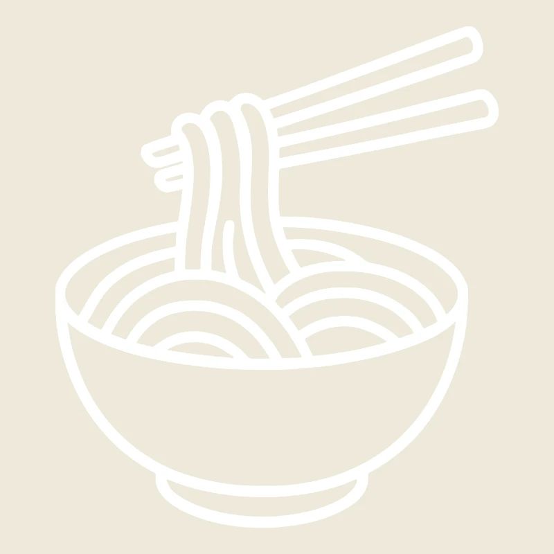 Ramen bowl sketch – minimalist design