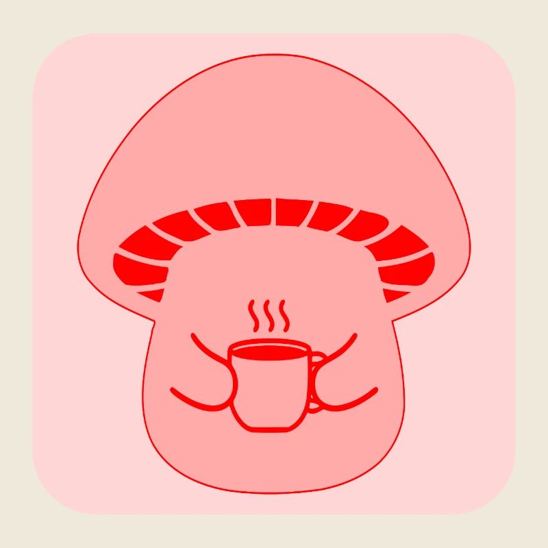 COFFEE MUG MUSHROOMS