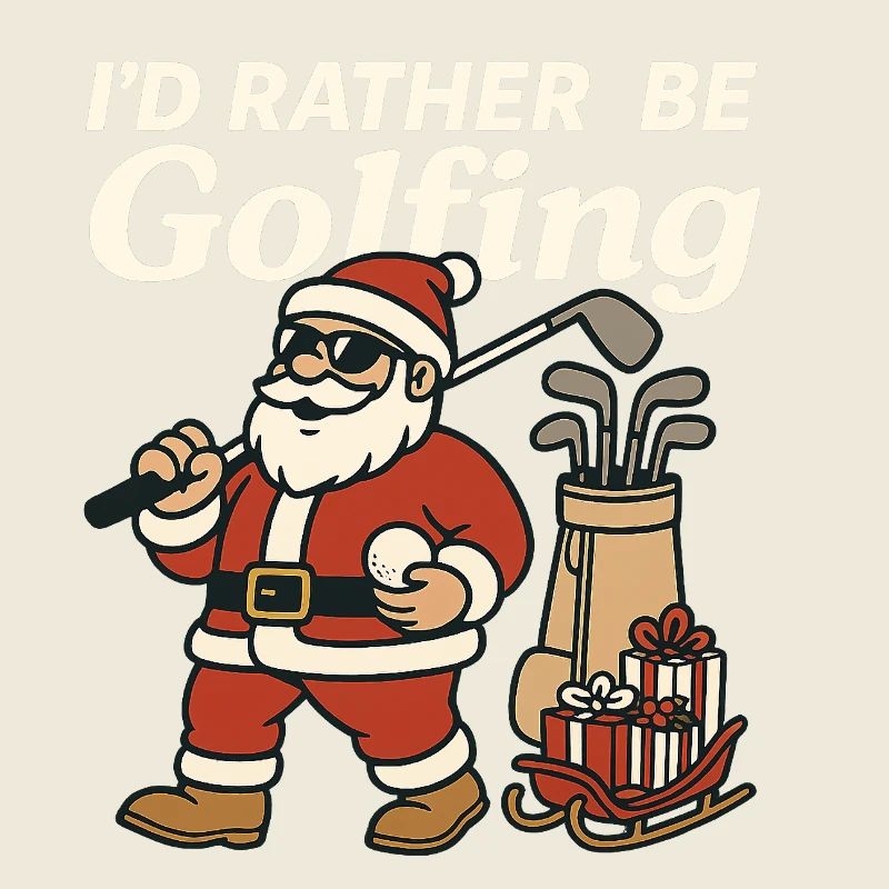 Lustiges Golf Shirt Weihnachtsgeschenk Golfer