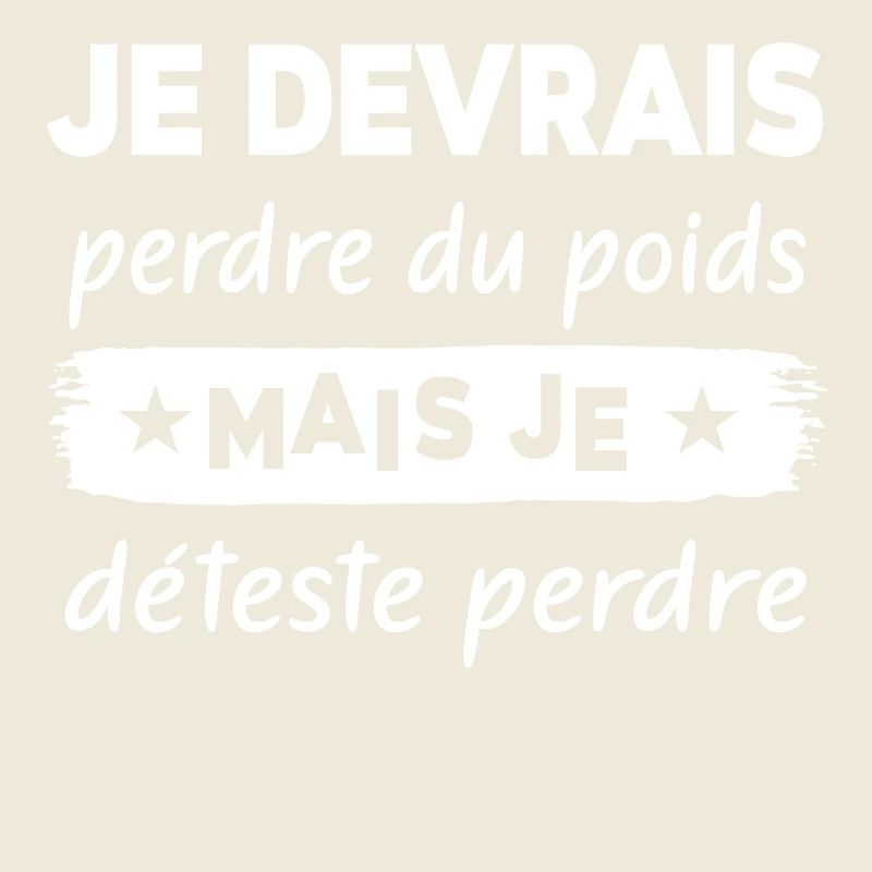 Je devrais perdre du poids mais je déteste