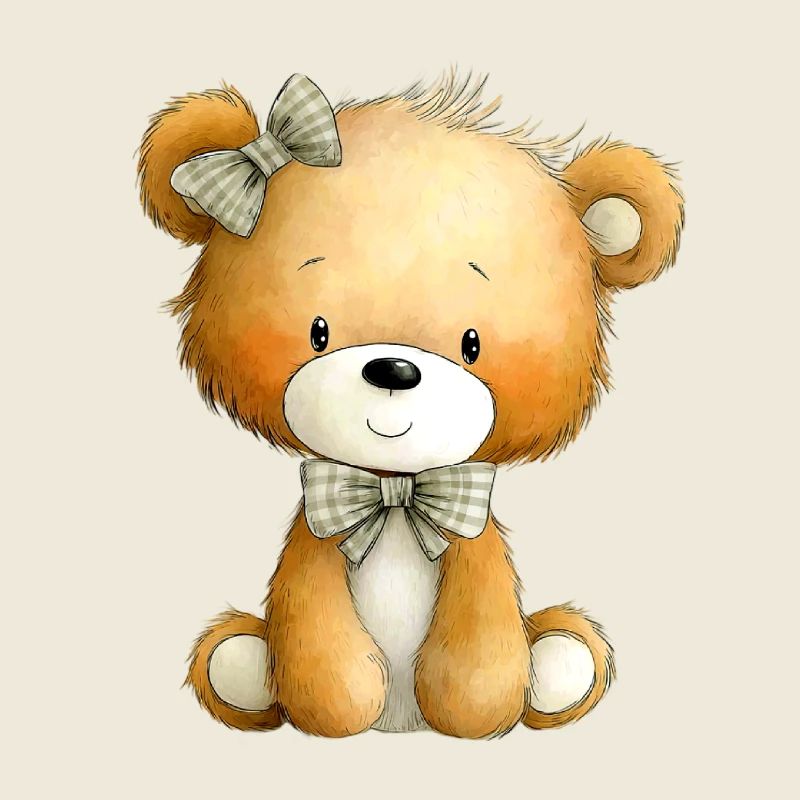 seated teddy bear