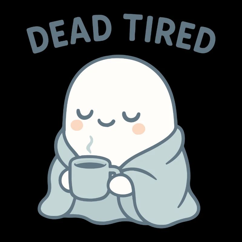 Dead Tired Ghost Tasse douillette