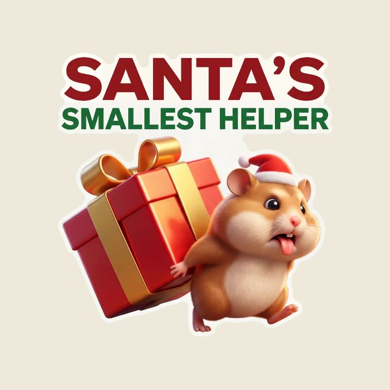 Santa's Smallest Helper Hamster