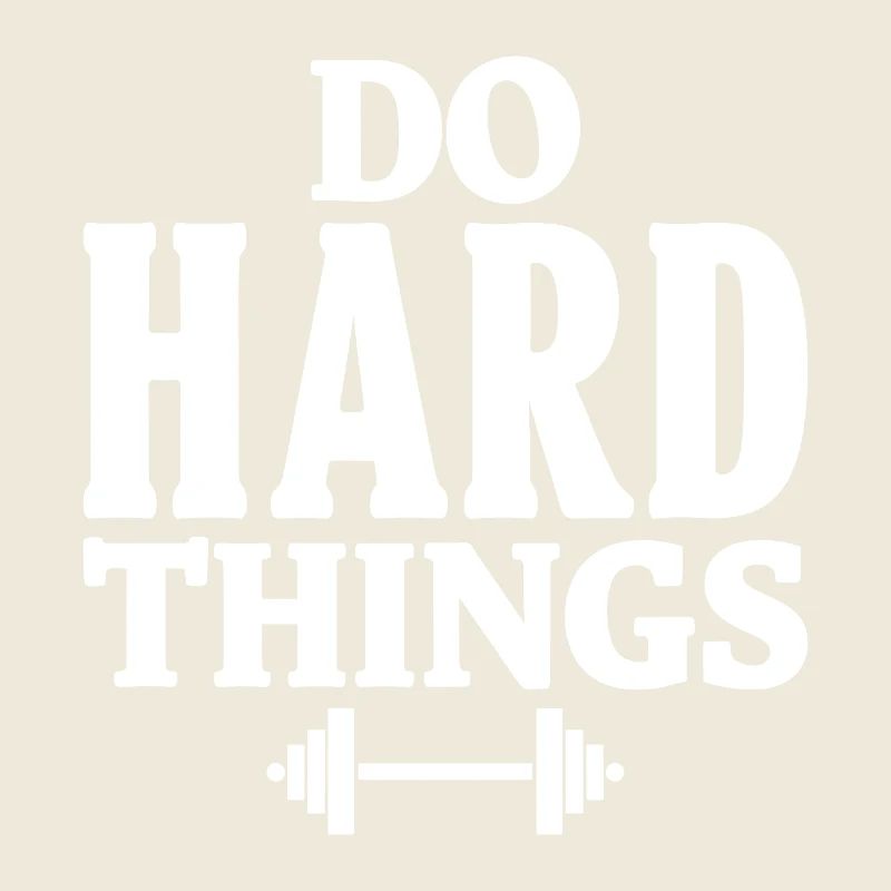 Faire des choses difficiles, motivation fitness Gym, dire