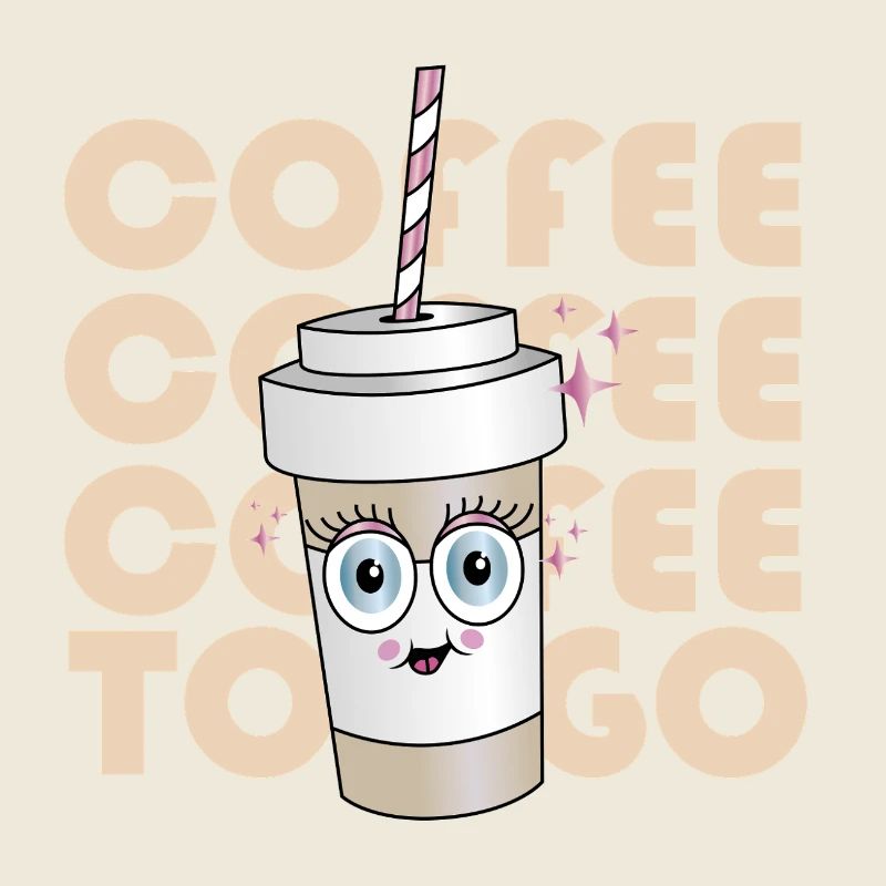 Kaffee To-Go Maskottchen