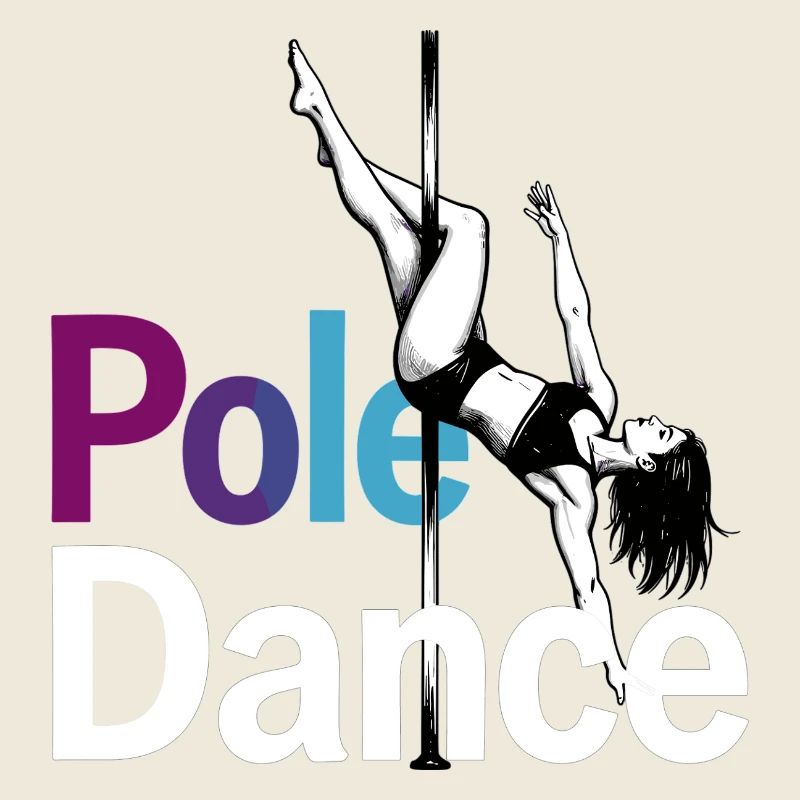 Pole Dance Pole Dancer Graphic Acrobatic Dance