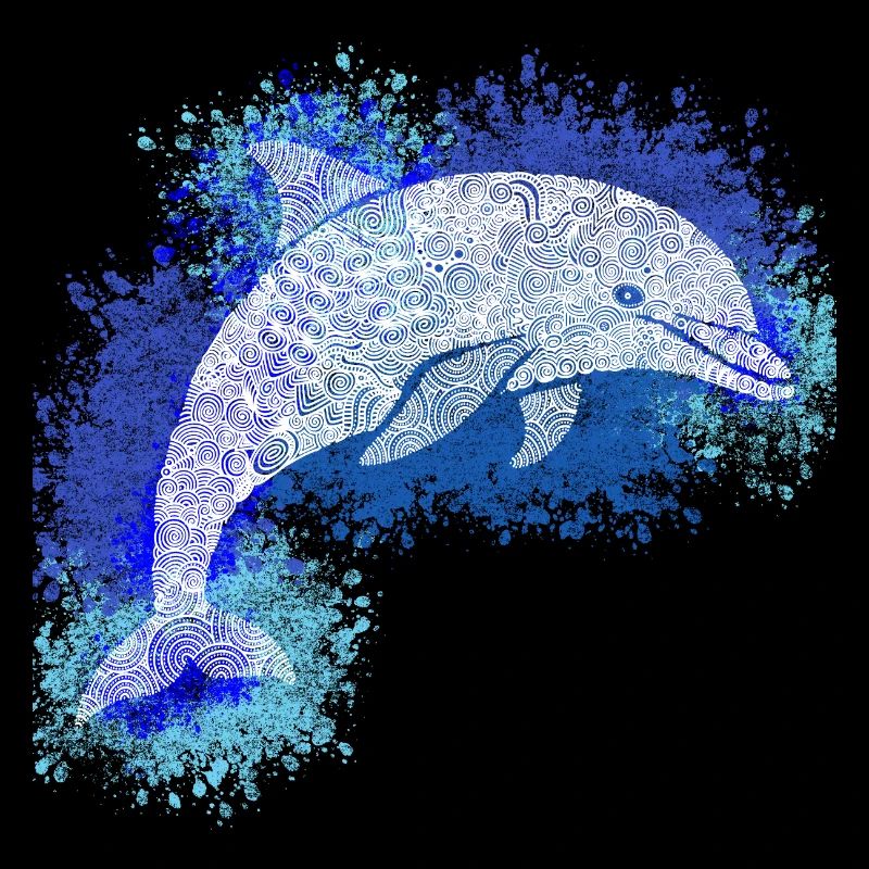 Zentangle Dolphin
