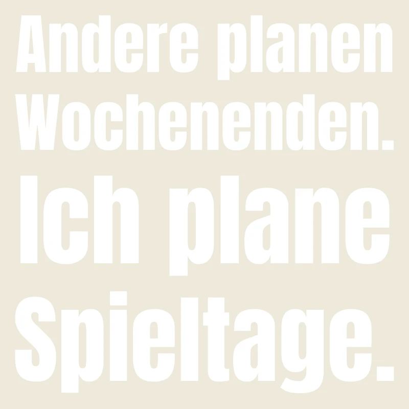 Others plan weekends. I'm planning match days.