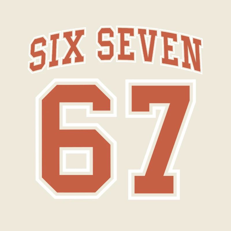 Mème du numéro universitaire Six Seven 67