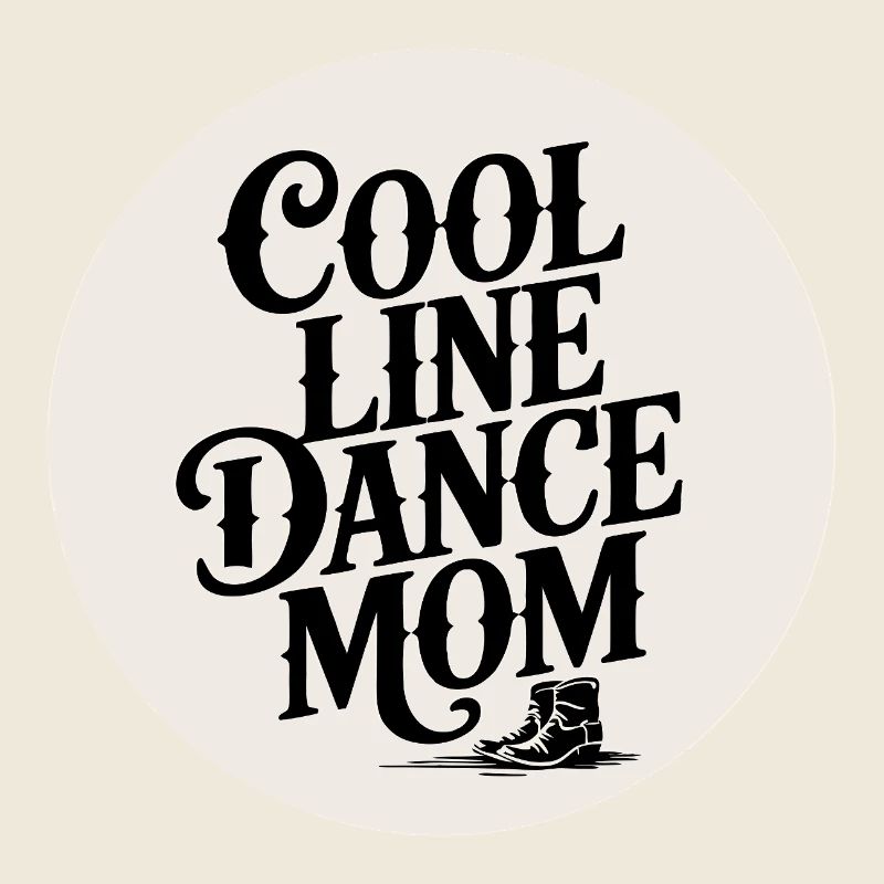Line Dance Mom Vintage Typo Boot