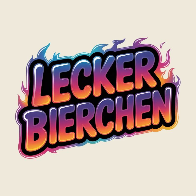 Lecker Bierchen - Funny Alcohol T-Shirt
