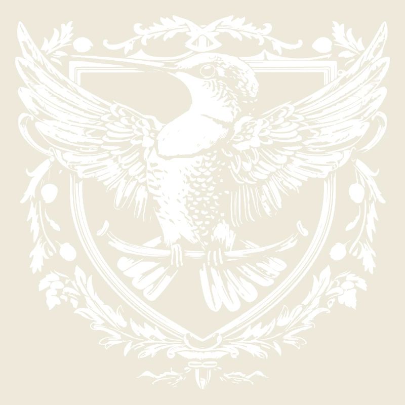Eagle in heraldic style