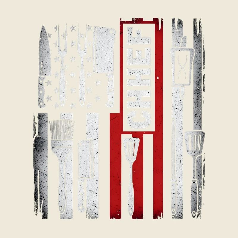 Chef du drapeau américain