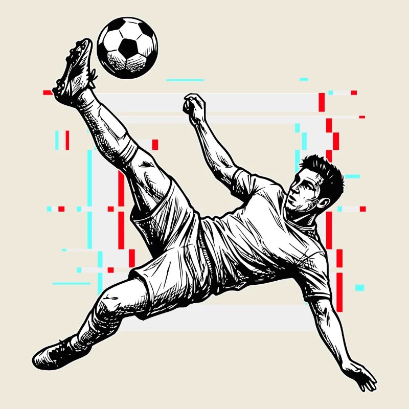 Fussball Schuss Fallrueckzieher Seitfallzieher