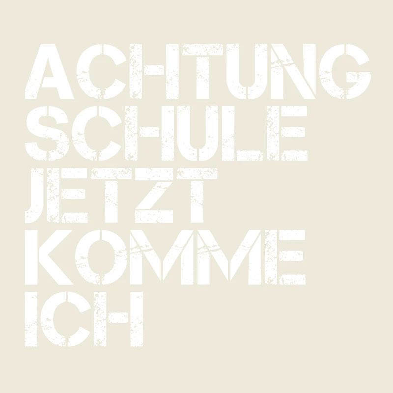 Attention school, here I come