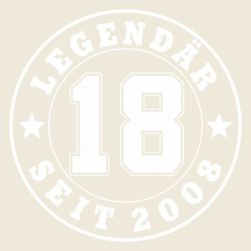 18. Geburtstag - Legendär seit 2008 Geschenk
