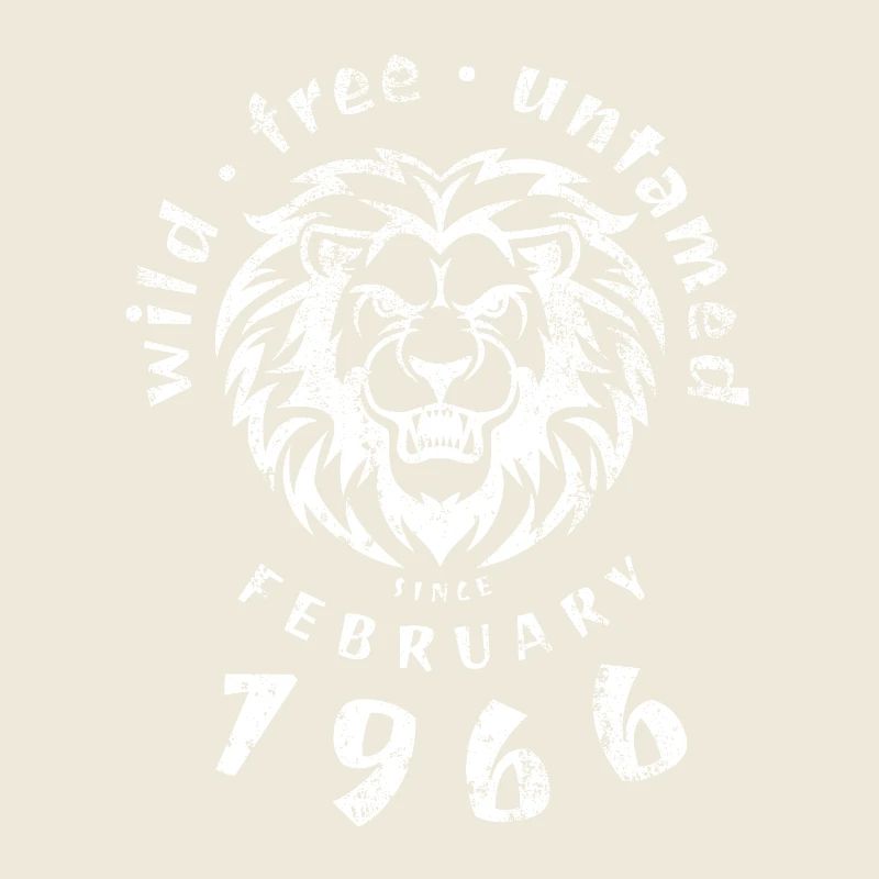 60th birthday Wild, free & untamed since 02/1966