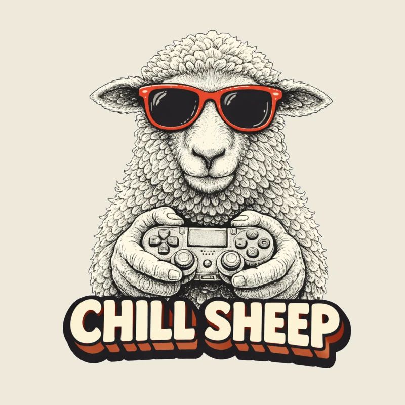 Chill Sheep Gaming Grafik
