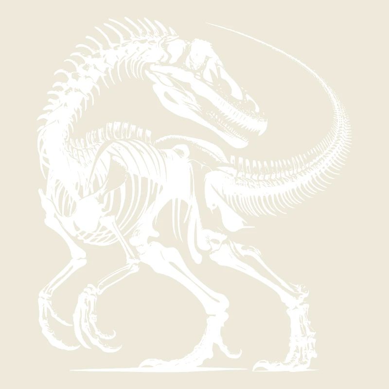 Tattoo Dino Fossil Fever dans le style comic