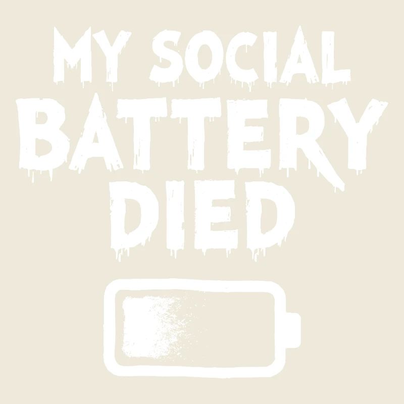 Déclaration d’introverti sur ma batterie sociale est morte