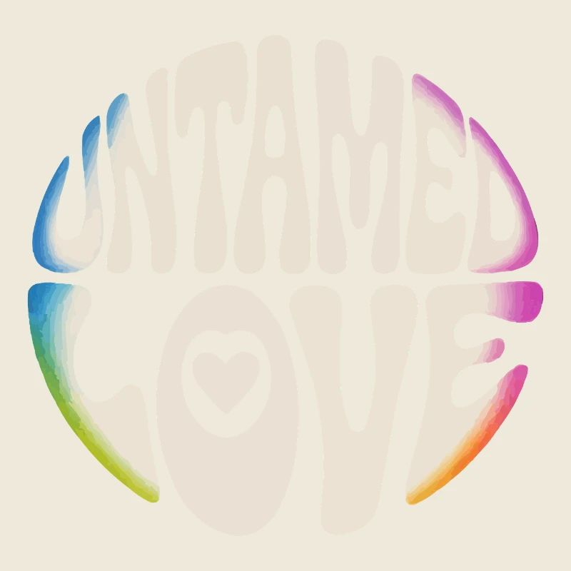 Lettrage rétro d’Untamed Love