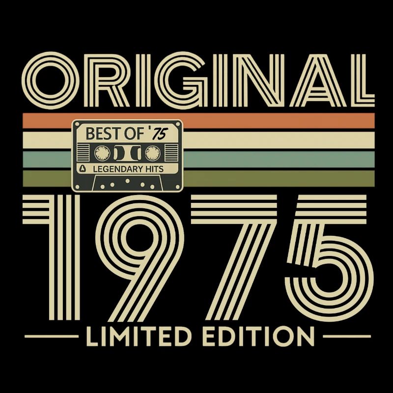 Original 1975 Hits Cassette Retro
