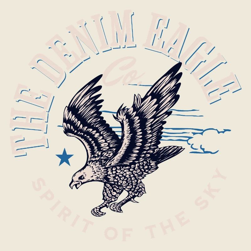 Denim-Adler Geist des Himmels