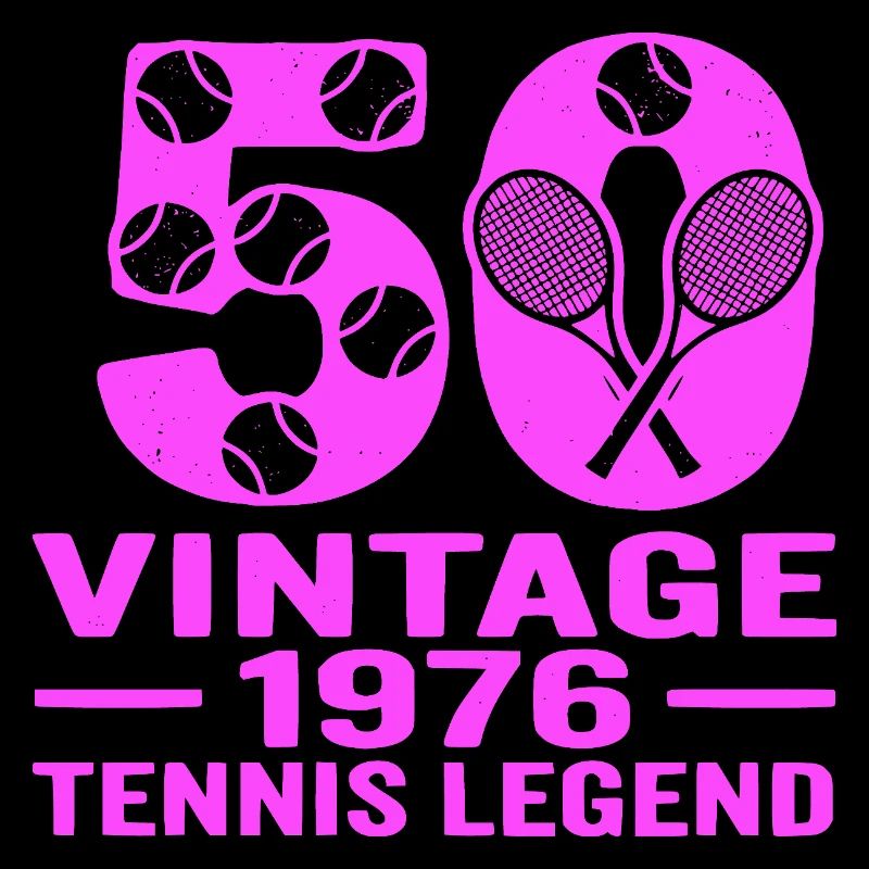 50e anniversaire de tennis 1976, chemise, sweat à capuche, short