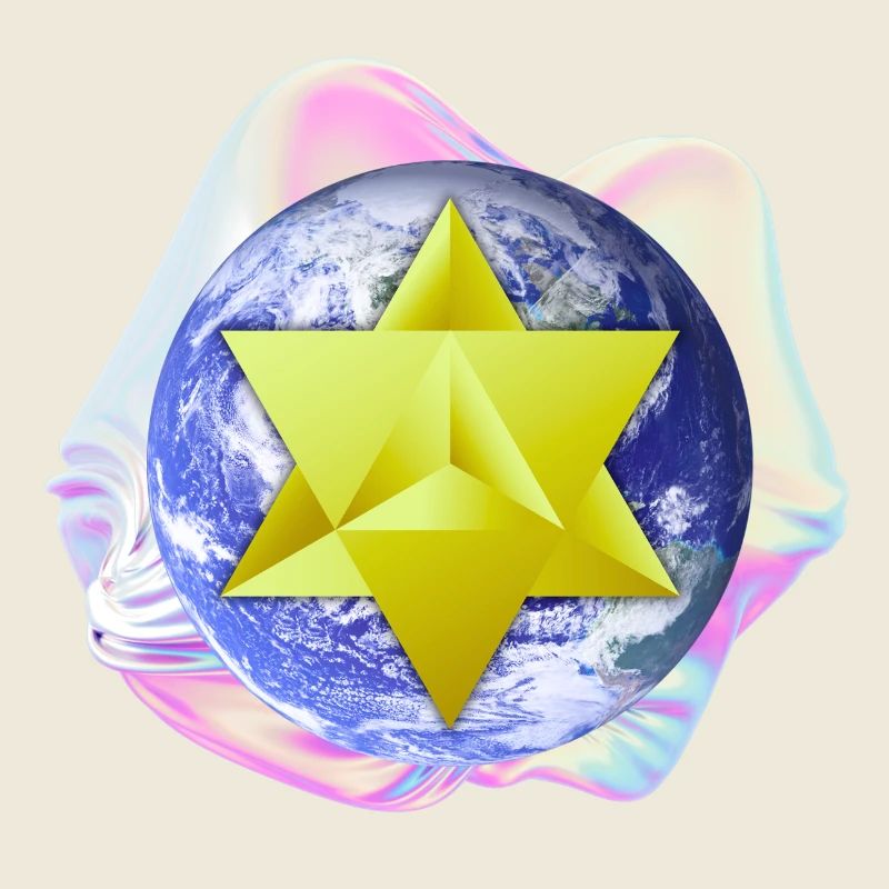 Surreale Merkaba-Erde