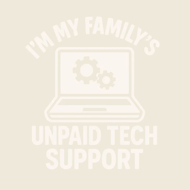 Blague familiale sur le support technique non rémunéré