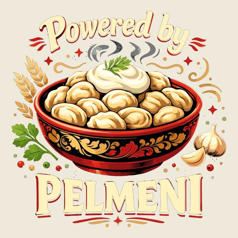 Propulsé par Pelmeni – Design russe drôle