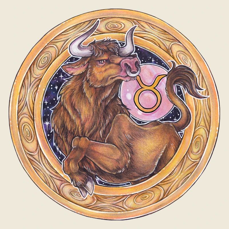 Zodiac Sign Sternzeichen Stier Taurus Geschenk