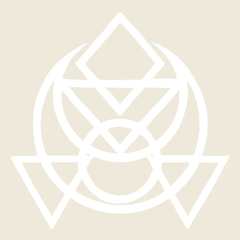 White Egyptian Esoteric Symbol