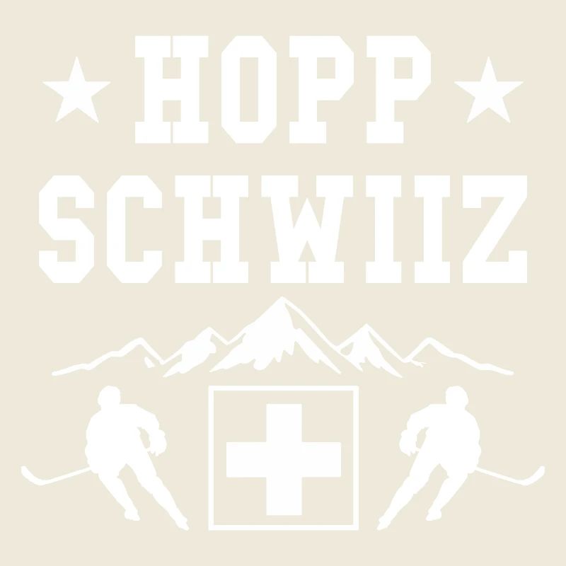 Hopp Schwiiz Eishockey Fan Schweiz Stolz