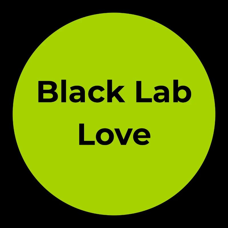 Thé d’amour de labrador noir