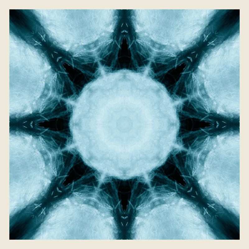 Eisiger Mandala Kaleidoskop