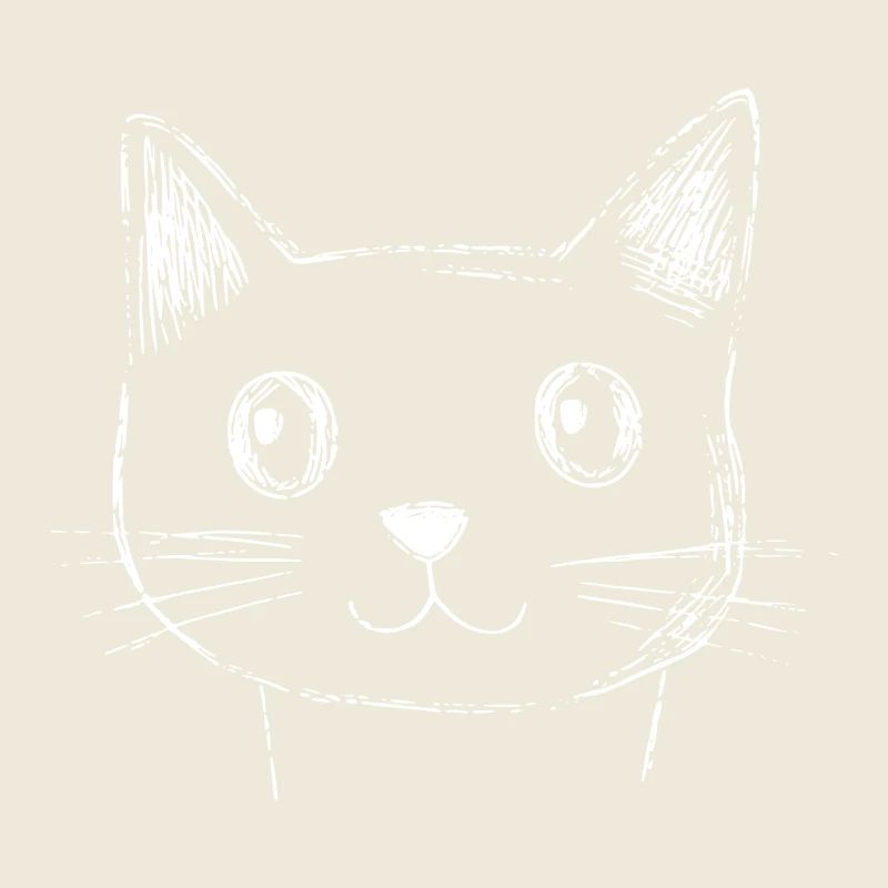 Cat Face Sketch
