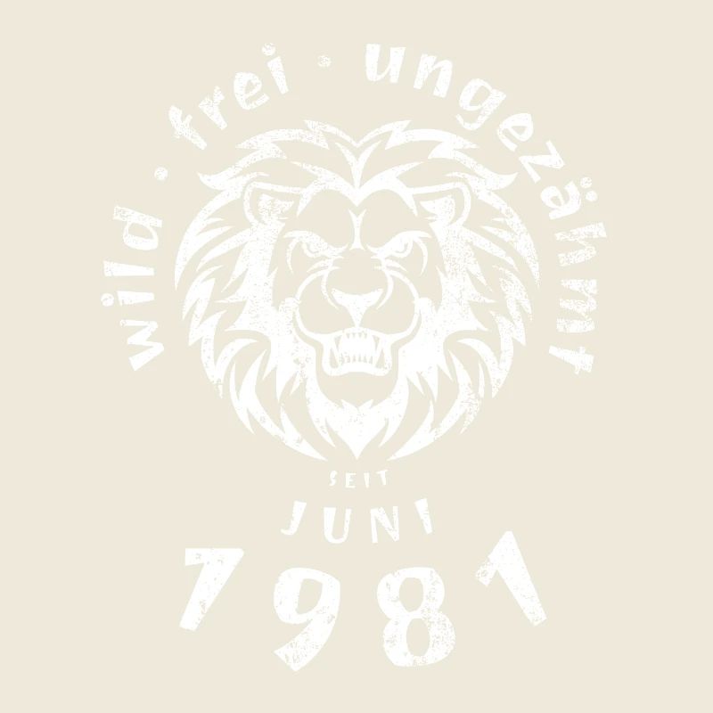 45. Geburtstag Wild, frei, ungezähmt seit 06/1981